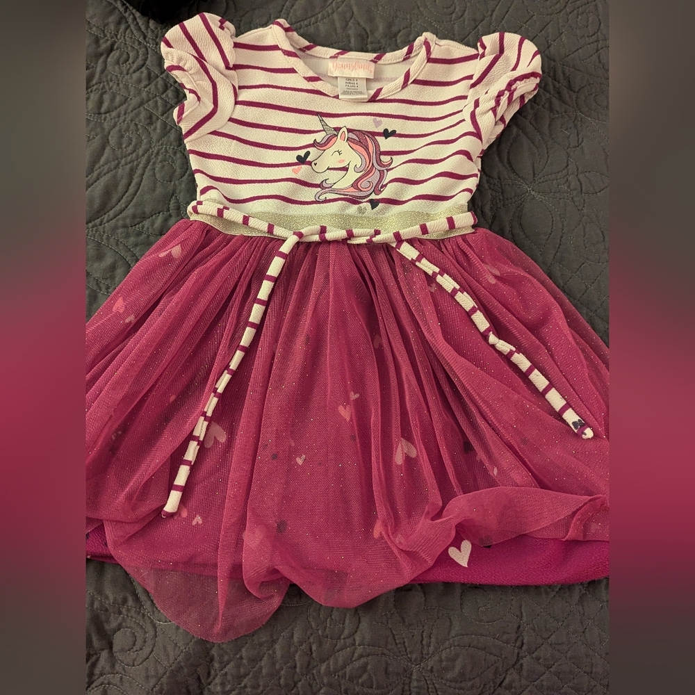 Unicorn pink dress, lovely